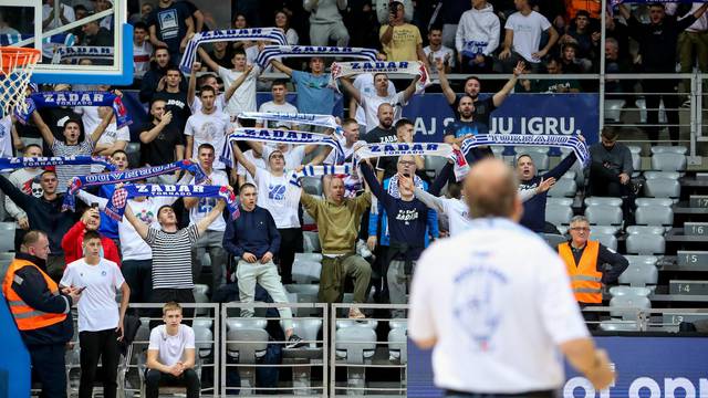 Zadar: Mladen Grdović nastupao na poluvremenu utakmice ABA lige između Zadra i Budućnosti Voli