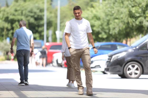 Rijeka: Okupljanje hrvatske nogometne reprezentacije uoči početka kvalifikacija za Europsko prvenstvo