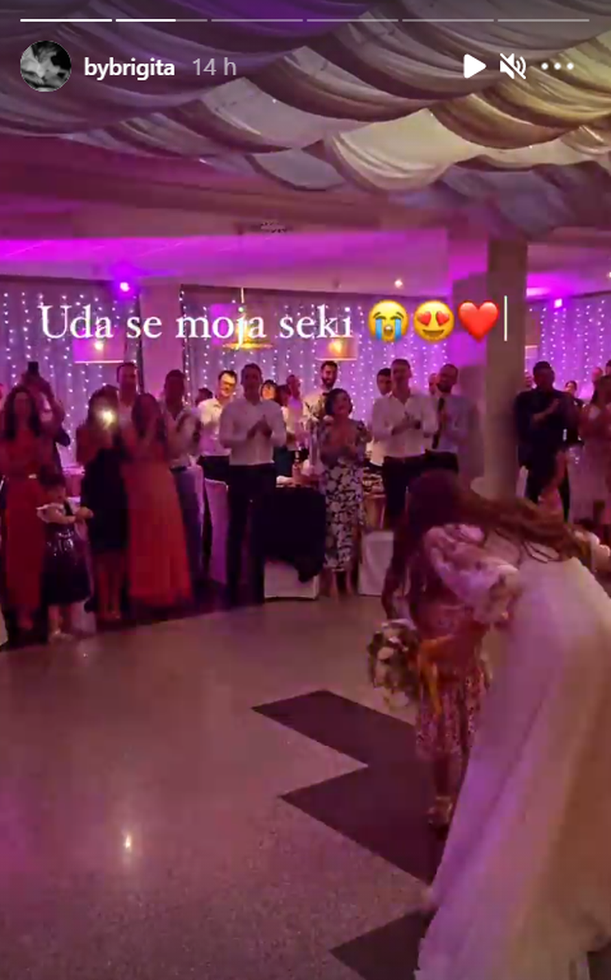 Siniša Vuco zapjevao na svadbi  kćeri Katarine u Sesvetama