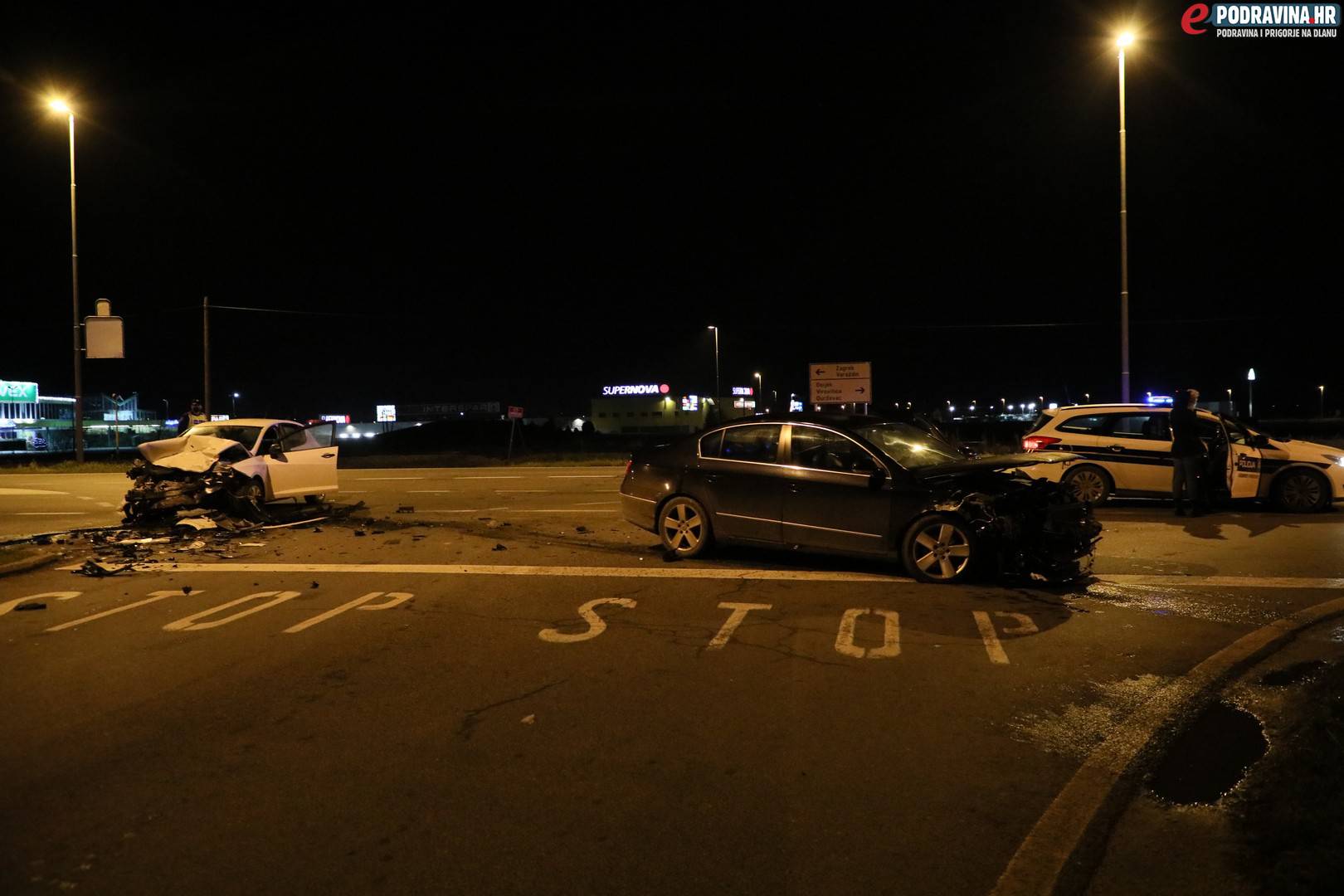 Nesreća u Koprivnici: Sudar dva auta, nema teže ozlijeđenih