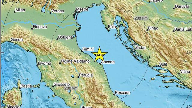 Ne miruje tlo u Italiji! Novi potres jačine 4.5 po Richteru: 'Bilo je kratko, ali intenzivno'