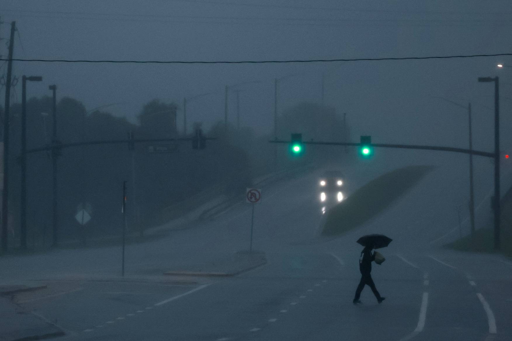 Hurricane Milton approaches, in Florida