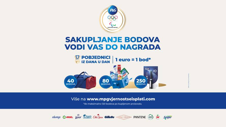 Kupovina P&G-jevih proizvoda donosi vrijedne nagrade