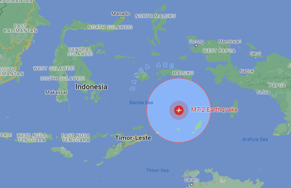 Dva snažna potresa u Tihom oceanu nedaleko Indonezije