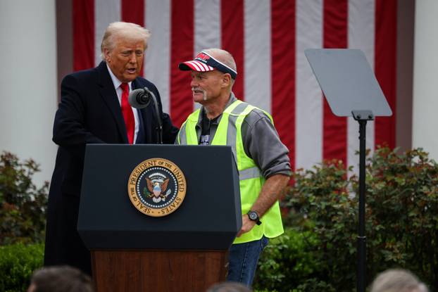 US President Trump Delivers Remars on Tariffs, at the White House