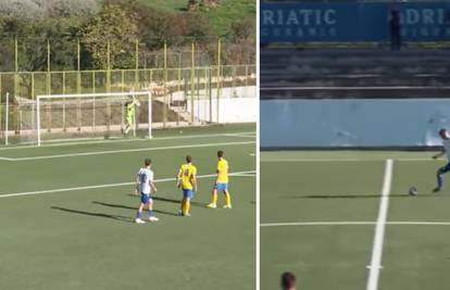 VIDEO Pogledajte gol dragulja 'bilih': S centra lobao golmana!