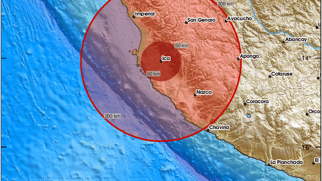 Potres od 5,7 Richtera pogodio je blizu obale središnjeg Perua