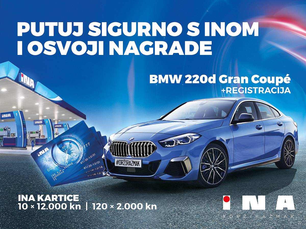 Osvojite BMW Gran Coupe putem Inine SMS nagradne igre!