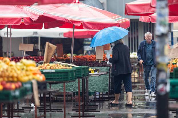 Kišovito vrijeme u Zagrebu