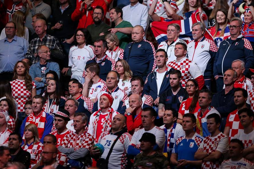 Norveska i Hrvatska u utakmici pulufinala Europskog prvenstva u rukometu