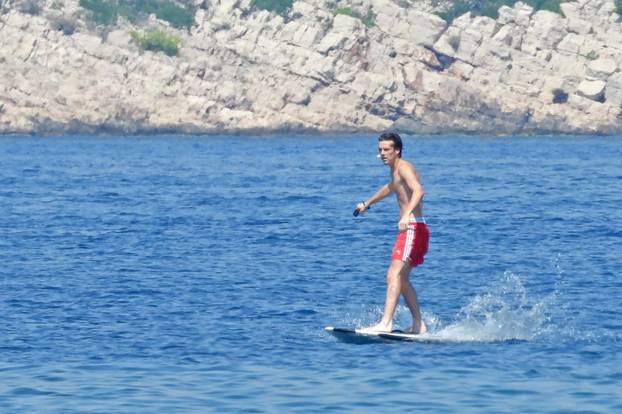 ARHIVA - 2023. David Beckham uživa u moru kod Lopuda