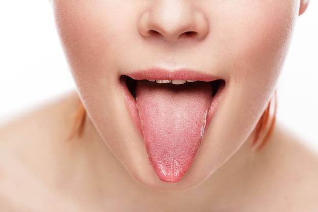 natural tongue open mouth