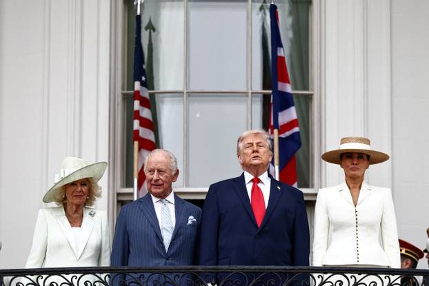 Britain's King Charles and Queen Camilla in the United States for state visit