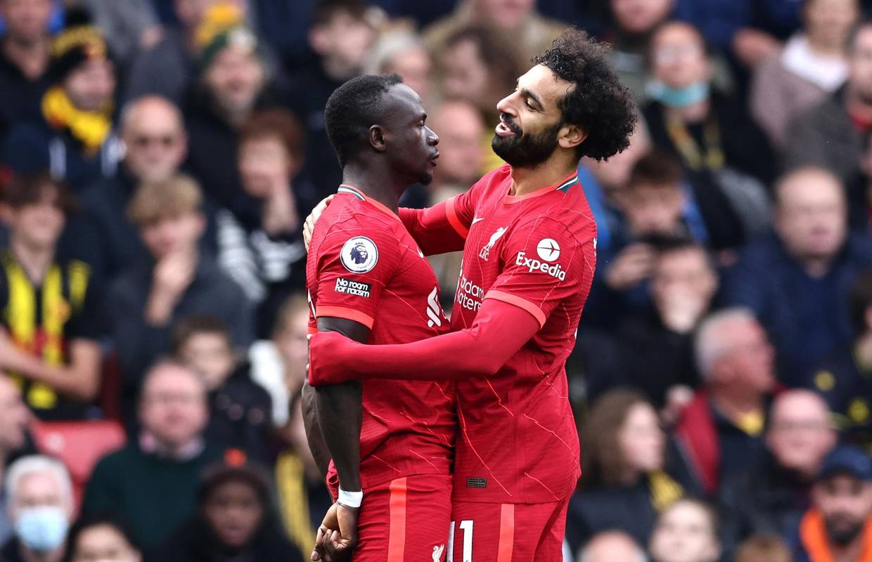 Liverpool utrpao 'petardu' u Watfordu: Mane zabio 100., Salah osmu utakmicu u nizu...