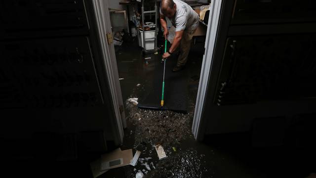 Flooding from remnants of Tropical Storm Ida in Mamaroneck, New York