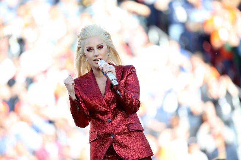 Superbowl - Lady Gaga Sings The National Anthem - San Francisco