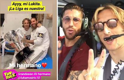 Modrić i Sergio Ramos su braća: Moj Lukita, La Liga je opet naša!