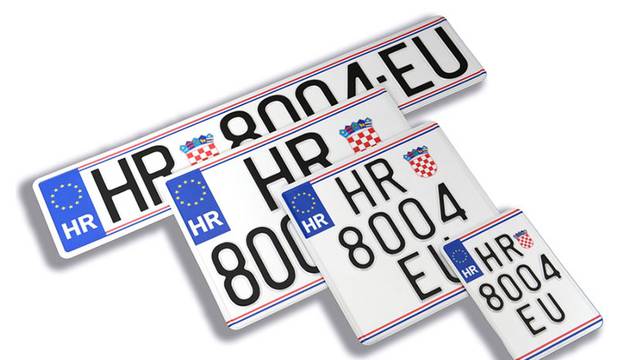 Od ponedjeljka registracijske pločice imaju na sebi logo EU