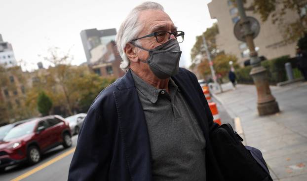 Robert De Niro arrives at U.S. Court in New York