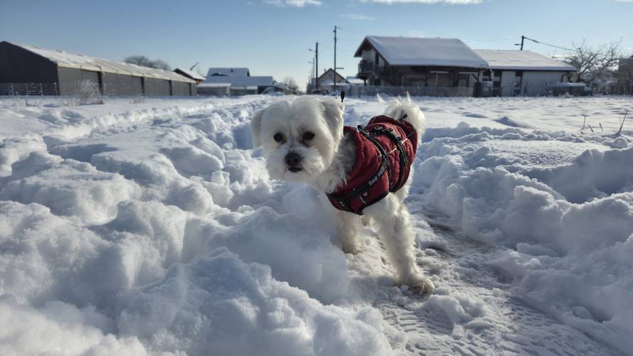 Općinska komunalka sama 'izlopatala' snijeg sa staze: 'Nema nikakve drame u tome'