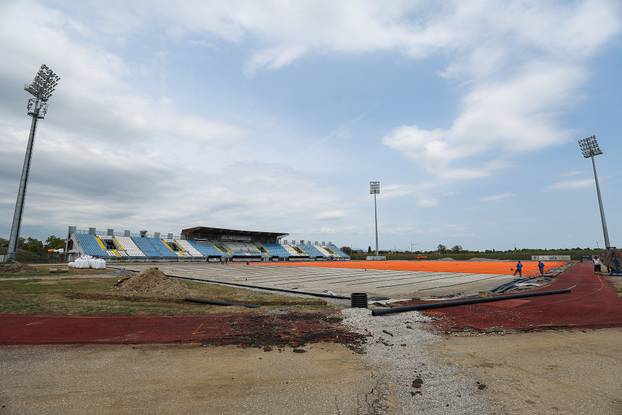 Radovi na Gradskom stadionu u Velikoj Gorici