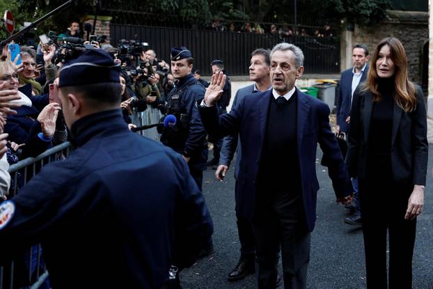 Former French President Sarkozy goes to jail to begin five-year sentence