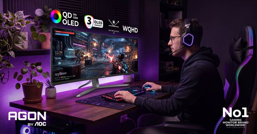 AOC cilja na zahtjevne gamere s dva nova QD-OLED monitora