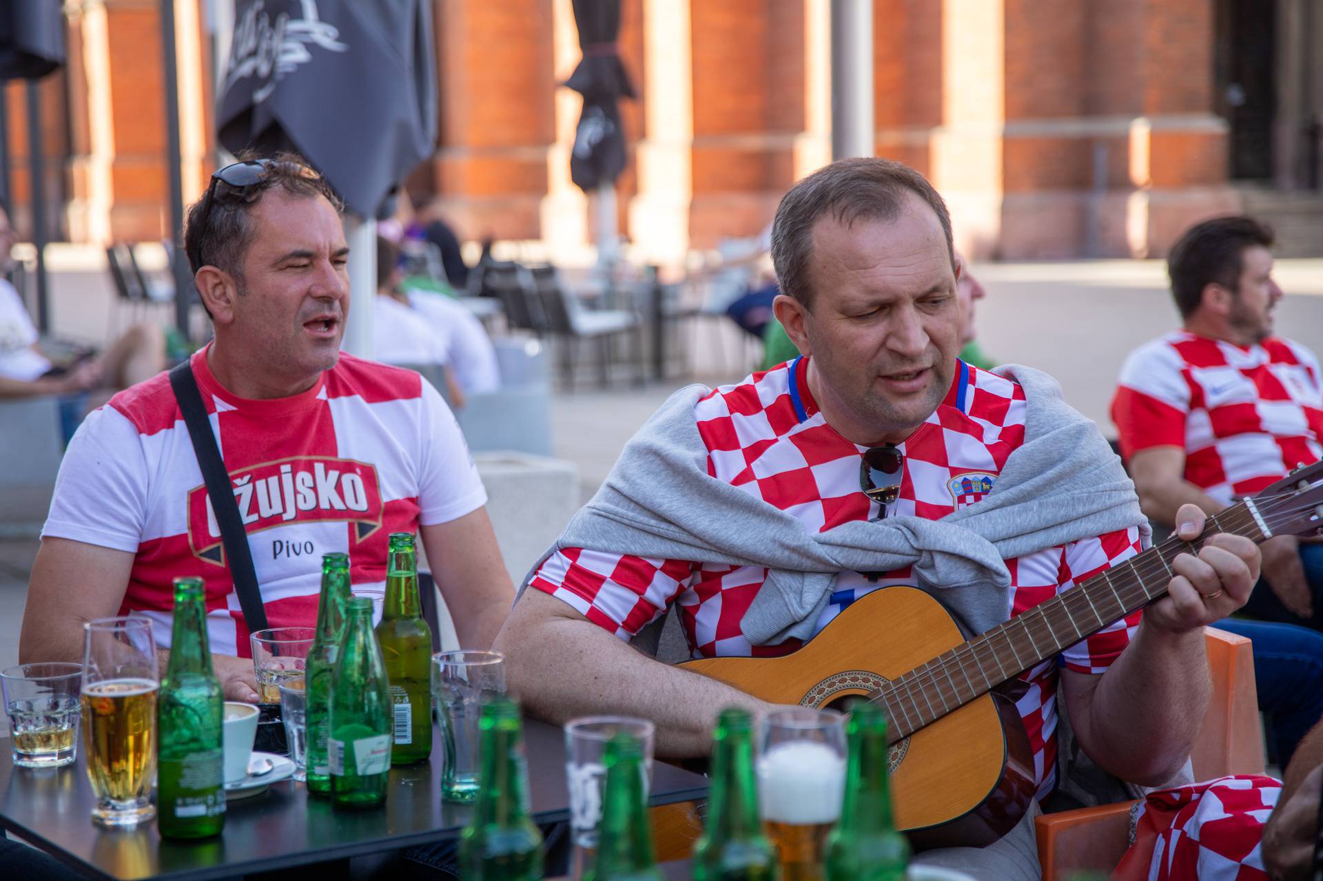 Osijek: Atmosfera u gradu uoči utakmice Hrvatska -Turska 