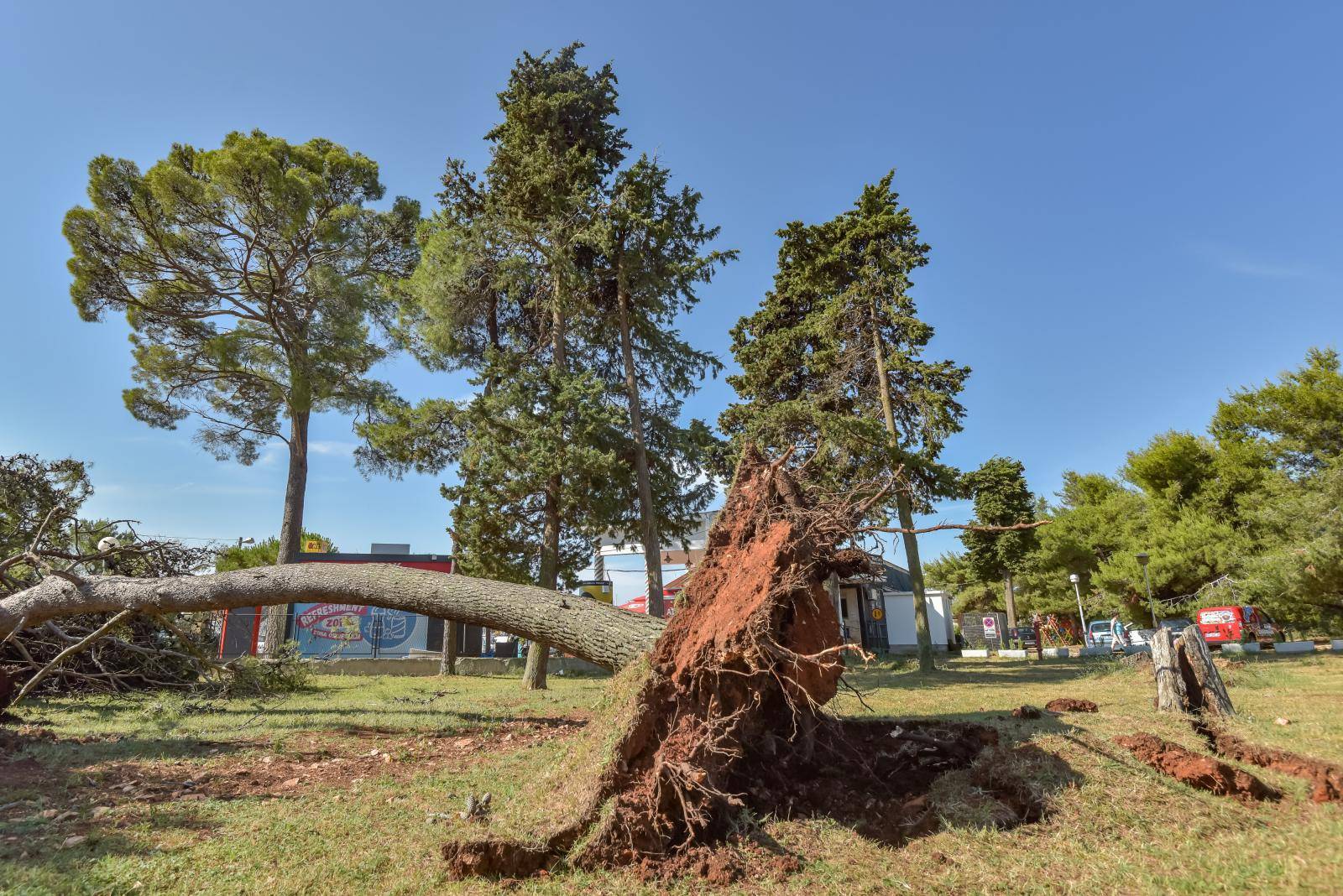 Zadar nakon olujnog nevremena: SruÅ¡ena stabla, uniÅ¡tene kuÃ¦ice u novom kampu