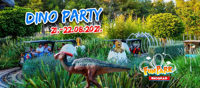 Za kraj 8 mjeseca Dino Party i All Fun Park Stars u Fun Parku Biograd-jer ste vi to tražili!