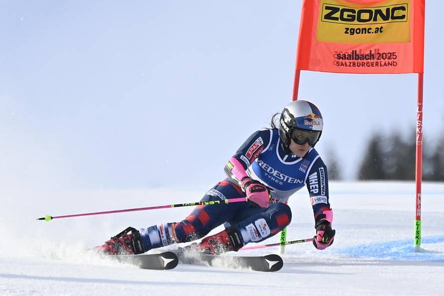 Saalbach: Zrinka Ljutić nastupila na Svjetskom skijaškom prvenstvu u veleslalomu