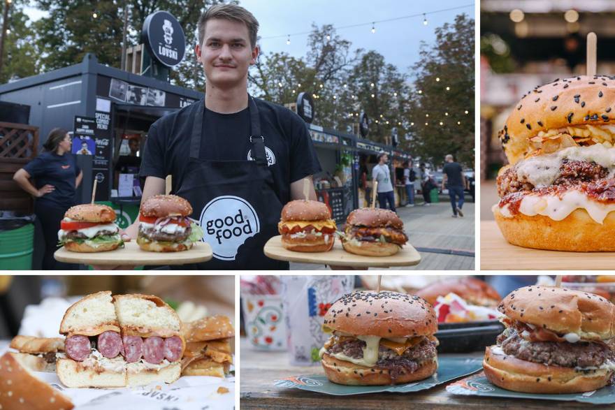 Burger festival u Zagrebu: Hit je burger s jabukama i smokvom