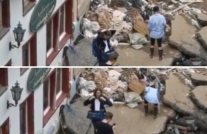 Njemačka novinarka uvaljala se u blato pa lagala da je pomogla u čišćenju ulica nakon poplave