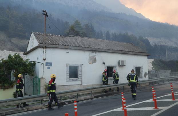 Posljedice požara kod Omiša