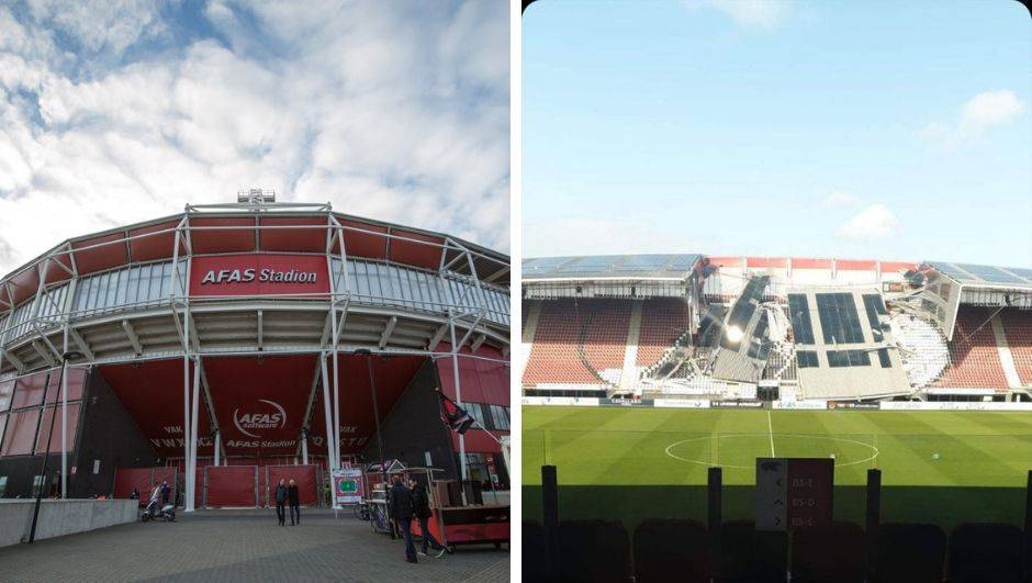 Izbjegnuta tragedija: Urušio se krov na stadionu AZ Alkmaara