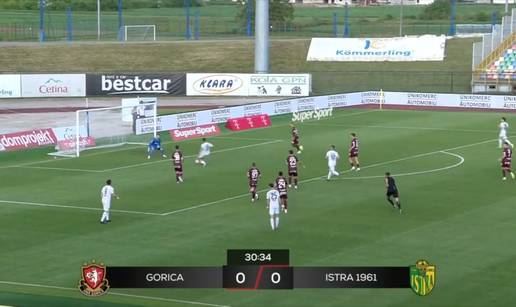 VIDEO Pogledajte gol Pr&scaron;ira i projektil Trontelja protiv Istre!
