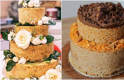 Novi hit na vjenčanjima: Torta od tri kata, ali od tijesta i riže!