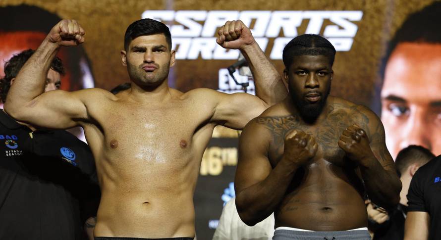 Dillian Whyte v Moses Itauma - Weigh-in for EWC25 Fight Week