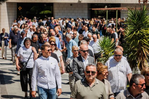 Split: Posljednji ispraćaj Ive Bege Hajdukovog igrača na Lovrincu