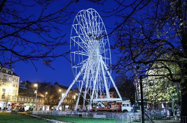Zagreb: Završena montaža Panoramskog kotača 