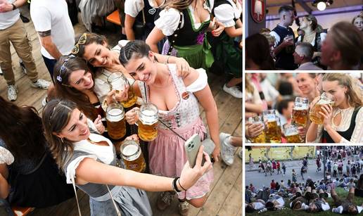 FOTO Pivo, romantika, a  kod nekih i mamurluk: Evo kako je prošao prvi dan Oktoberfesta