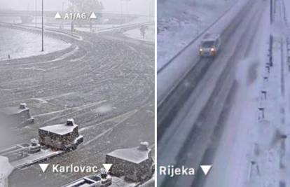 Snježni kaos na autocestama: Sudari na A1, A2, A6 i obilaznici