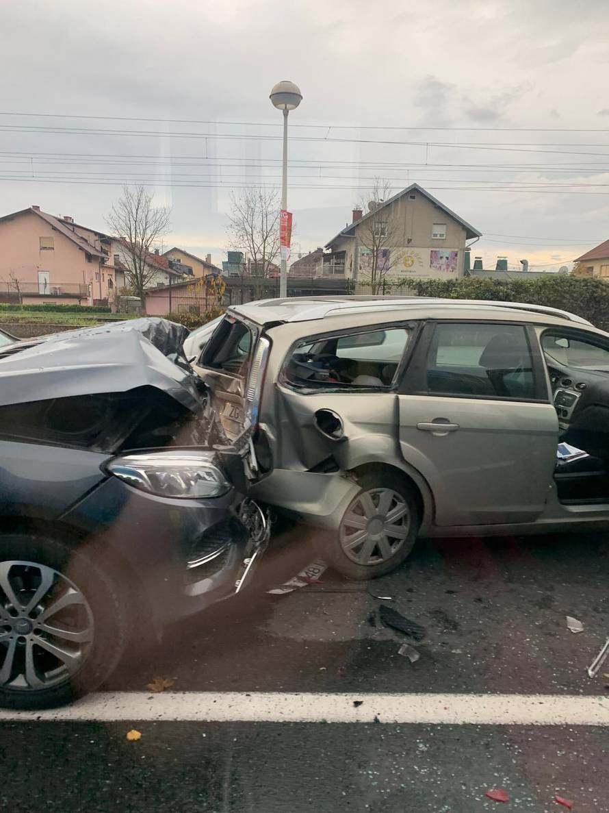 Lančani sudar u Zagrebu: 'Baš je bilo gadno, tamo uvijek jure'