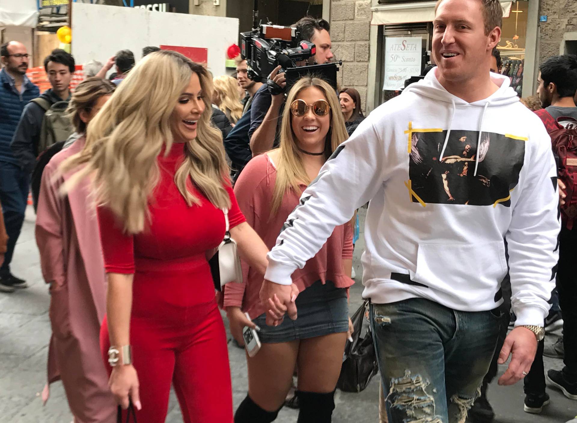 Kim Zolciak Biermann spotted out and about with family in Florence