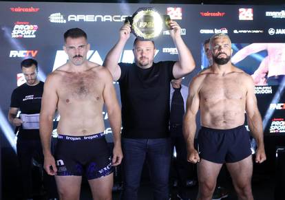 Službeno vaganje za MMA spektakl FNC 6 u Karlovcu