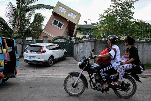 Aftermath of earthquake in southern Philippines