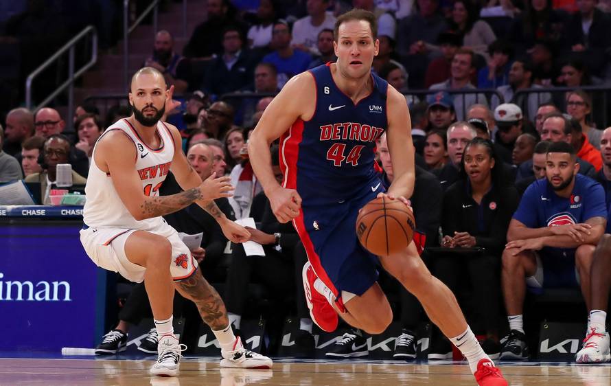 NBA: Detroit Pistons at New York Knicks