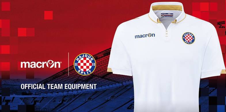 Dioklecijan i igrači Hajduka predstavili novi dres 'bijelih'