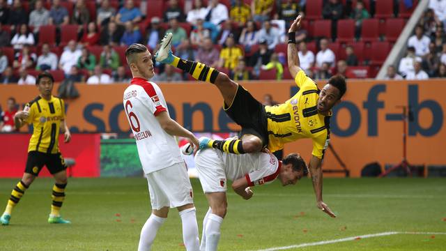 Borussia Dortmund's Pierre-Emerick Aubameyang in action
