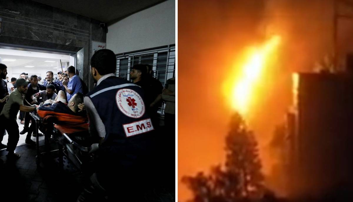 Izrael: 'Na ovoj snimci raketa kojom su ciljali Izrael pada u Gazi. Tad je pogođena  bolnica' | 24sata
